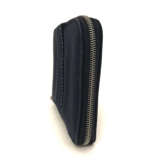 AUTH Hermès Wallet • Authentic Fourre Tout Purse PM in Navy Blue Canvas Denim